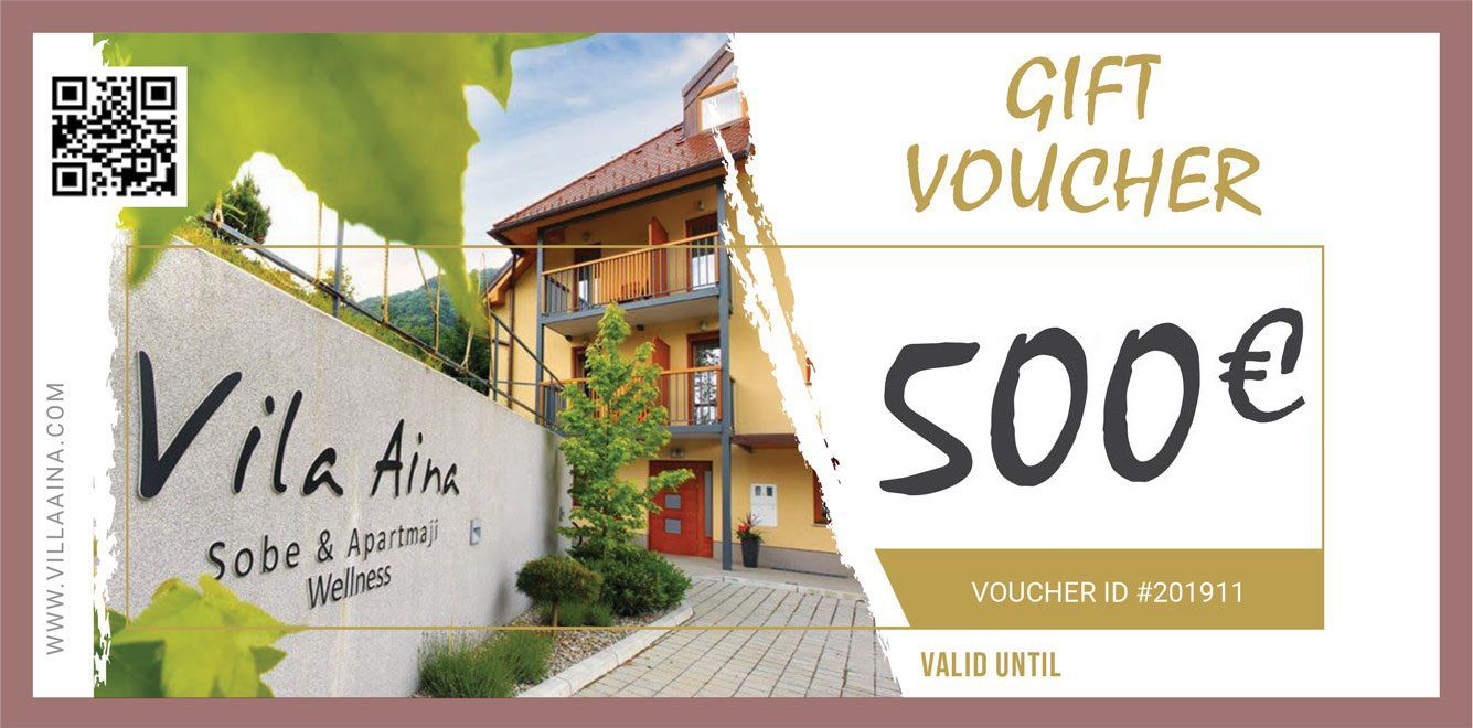 GIFT VOUCHER 500€ 1 GIFT VOUCHER 500€